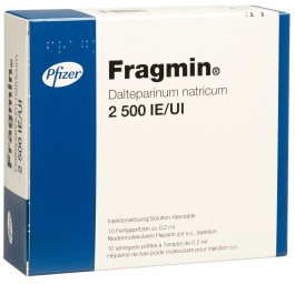 FRAGMIN sol inj 2500 UI/0.2ml 10 ser pré 0.2 ml