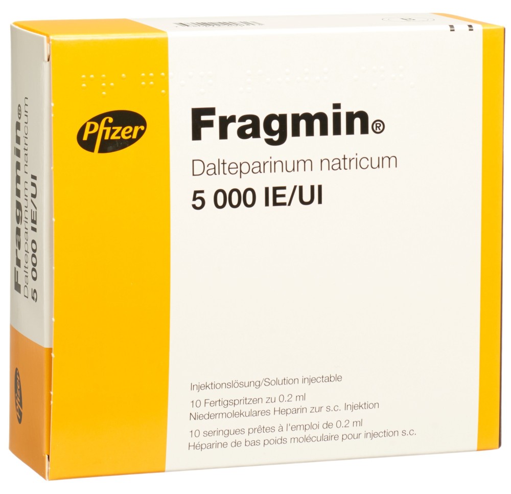 FRAGMIN sol inj 5000 UI/0.2ml 10 ser pré 0.2 ml FRAGMIN sol inj 5000 UI/0.2ml 10 ser pré 0.2 ml