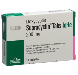 SUPRACYCLINE Tabs forte cpr 200 mg 10 pce