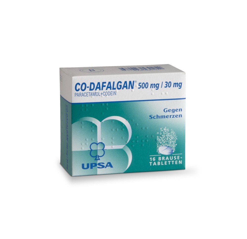 CO-DAFALGAN cpr eff 500/30mg 16 pce CO-DAFALGAN cpr eff 500/30mg 16 pce