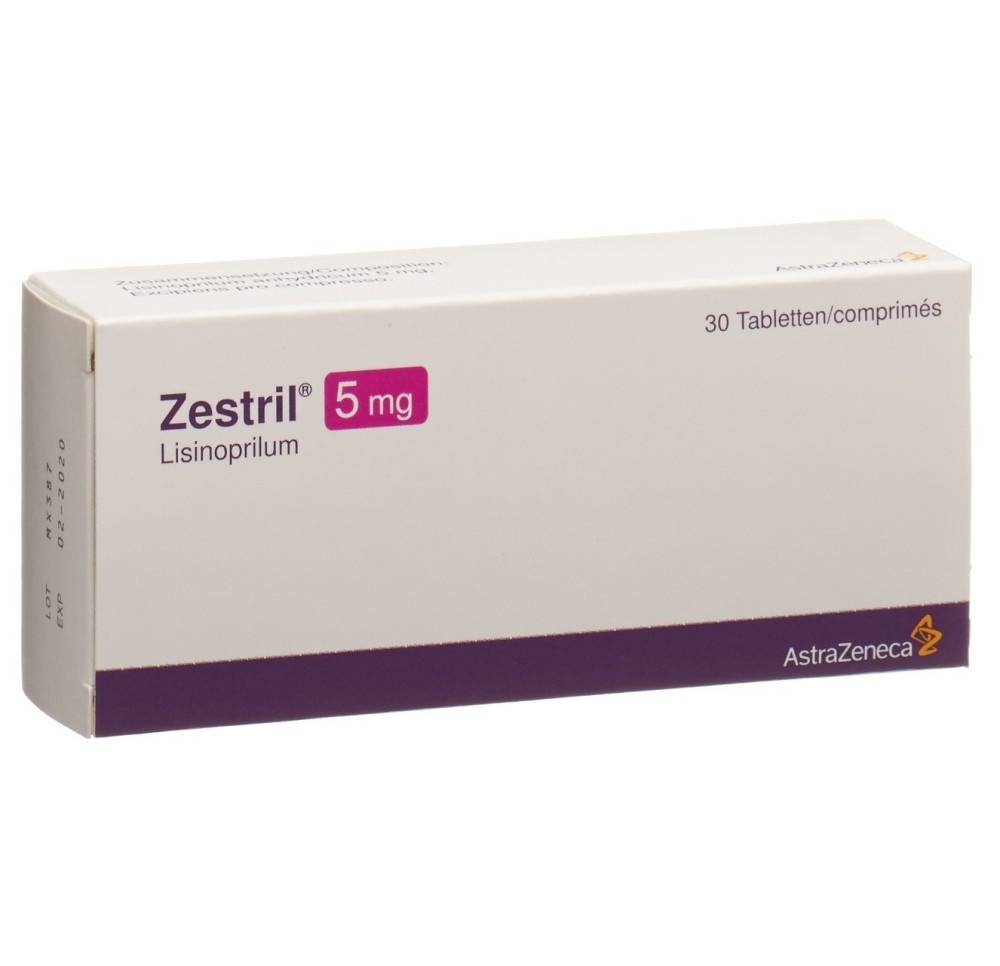ZESTRIL cpr 5 mg 30 pce ZESTRIL cpr 5 mg 30 pce