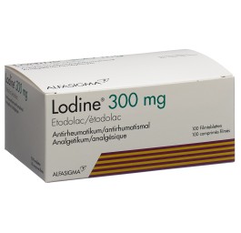 LODINE cpr pell 300 mg 100 pce