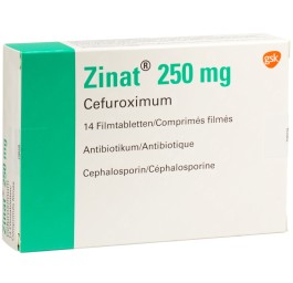 ZINAT cpr pell 250 mg 14 pce