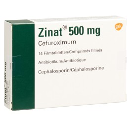 ZINAT cpr pell 500 mg 14 pce