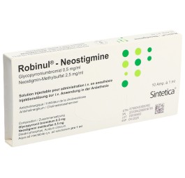 ROBINUL Néostigmine sol inj 10 amp 1 ml