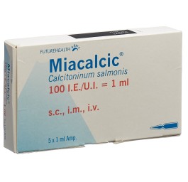 MIACALCIC sol inj 100 UI/ml 5 amp 1 ml