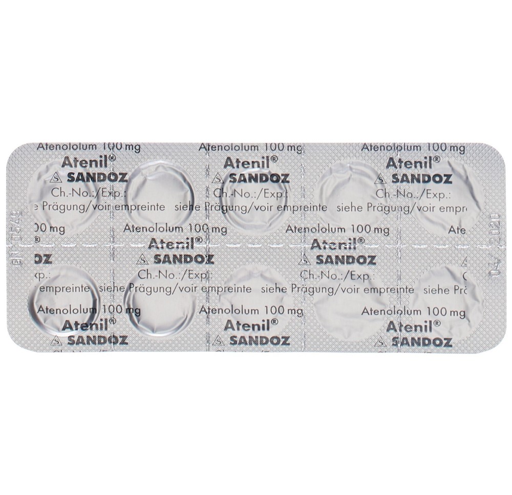 ATENIL cpr pell 100 mg 100 pce ATENIL cpr pell 100 mg 100 pce