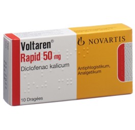 VOLTARENE Rapide drag 50 mg 10 pce