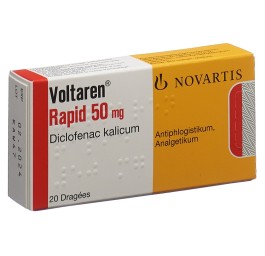 VOLTARENE Rapide drag 50 mg 20 pce