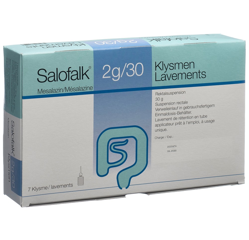SALOFALK lavements 2 g 7 pce