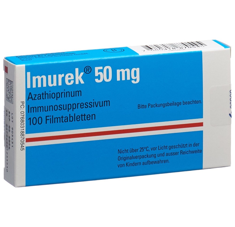 IMUREK cpr pell 50 mg 100 pce IMUREK cpr pell 50 mg 100 pce