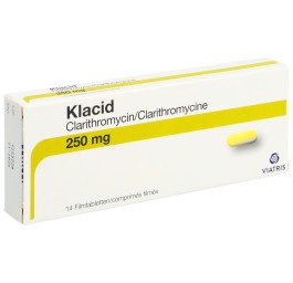 KLACID cpr pell 250 mg 14 pce
