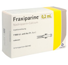 FRAXIPARINE 0.2 ml sol inj 10 ser pré 0.2 ml