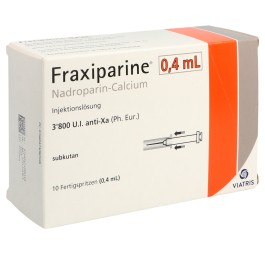 FRAXIPARINE 0.4 ml sol inj 10 ser pré 0.4 ml