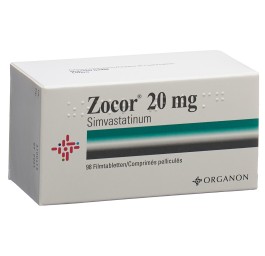 ZOCOR cpr pell 20 mg 98 pce