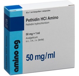 PETHIDINE HCL Amino 50 mg/ml 10 amp 1 ml