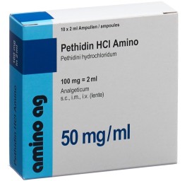 PETHIDINE HCL Amino 100 mg/2ml 10 amp 2 ml