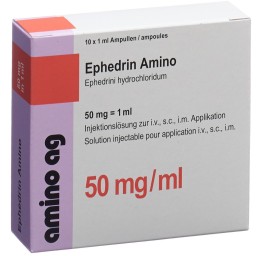 EPHEDRIN Amino sol inj 50 mg/ml 10 amp 1 ml
