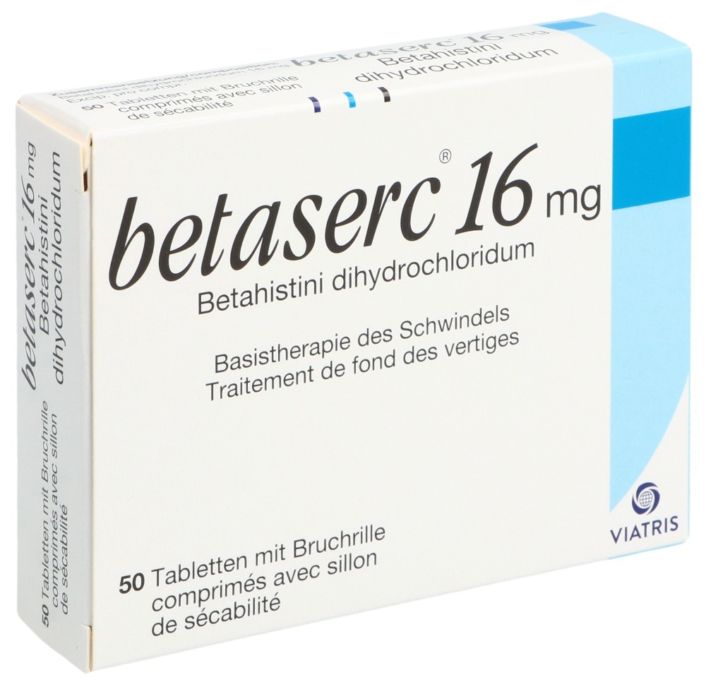 BETASERC cpr 16 mg 50 pce BETASERC cpr 16 mg 50 pce