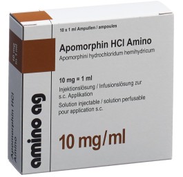 APOMORPHIN HCL Amino 10 mg/ml 10 amp 1 ml
