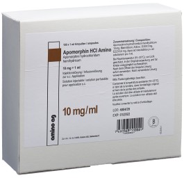 APOMORPHIN HCL Amino 10 mg/ml 100 amp 1 ml
