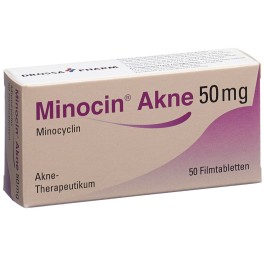 MINOCIN Acné cpr pell 50 mg 50 pce