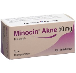MINOCIN Acné cpr pell 50 mg 100 pce