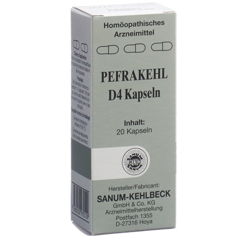 PEFRAKEHL caps 4 D 20 pce PEFRAKEHL caps 4 D 20 pce