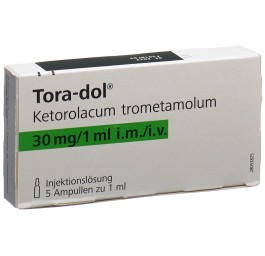 TORA-DOL sol inj 30 mg/ml 5 amp 1 ml