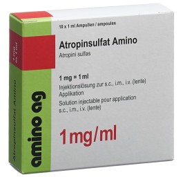 ATROPINSULFAT Amino 1 mg/ml 10 amp 1 ml