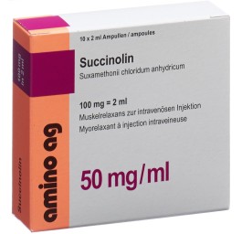 SUCCINOLIN sol inj 100 mg/2ml 10 amp 2 ml