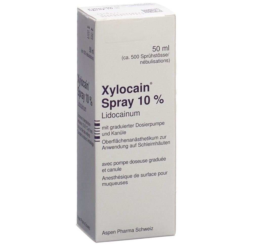 XYLOCAIN spray 10 % fl 50 ml XYLOCAIN spray 10 % fl 50 ml