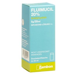 FLUIMUCIL 20% sol perf 5 g/25ml flac 25 ml
