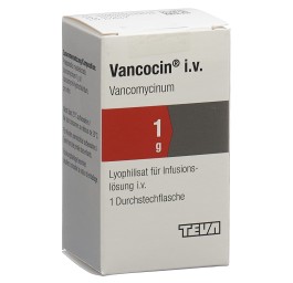 VANCOCIN subst sèche 1 g i.v. flac