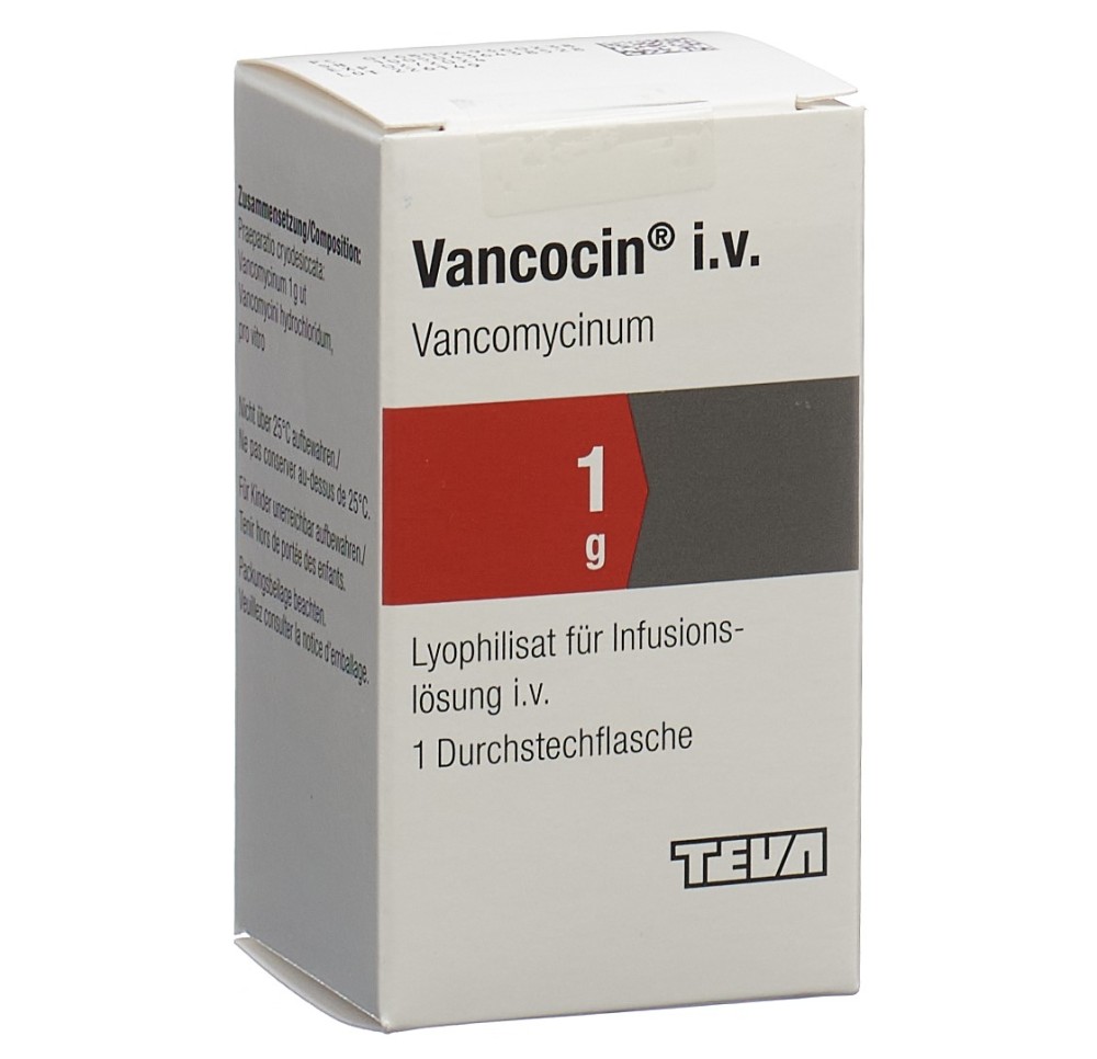 VANCOCIN subst sèche 1 g i.v. flac VANCOCIN subst sèche 1 g i.v. flac