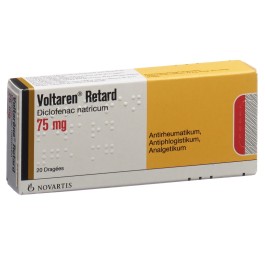 VOLTARENE Retard drag ret 75 mg 20 pce