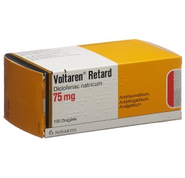 VOLTARENE Retard drag ret 75 mg 100 pce
