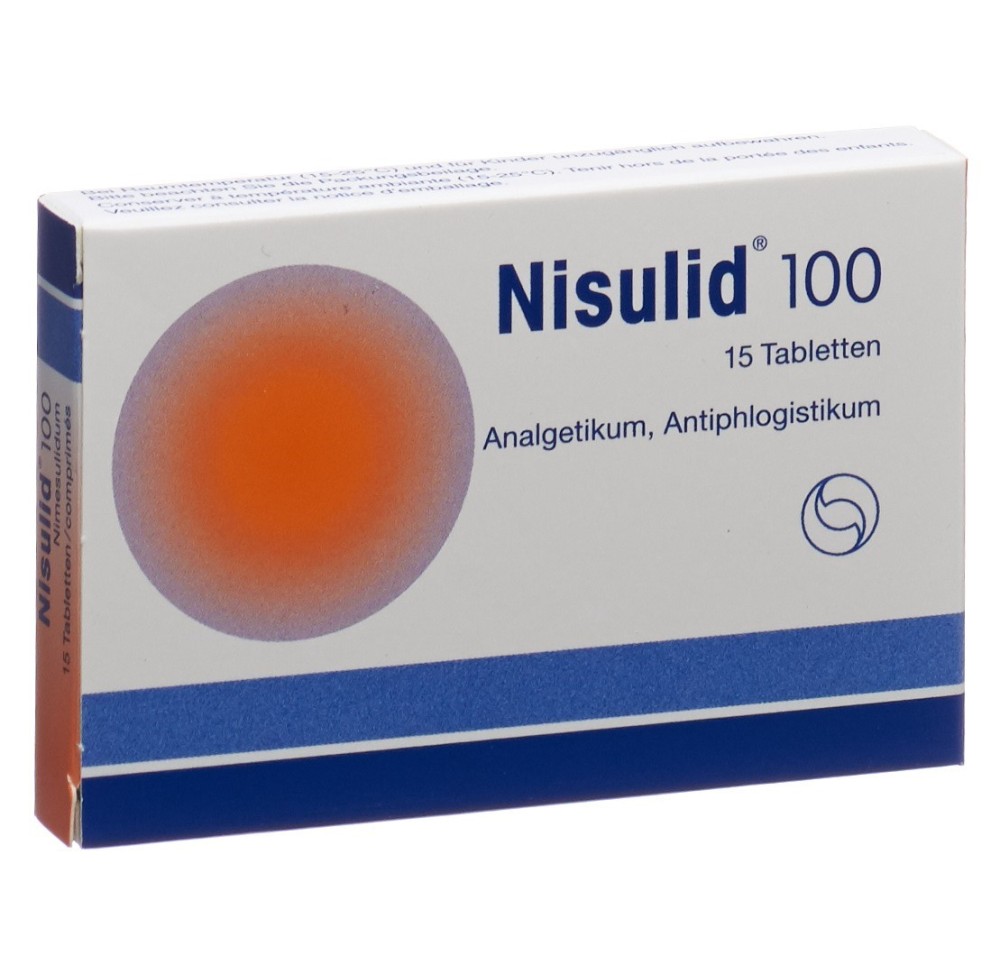NISULID cpr 100 mg 15 pce NISULID cpr 100 mg 15 pce