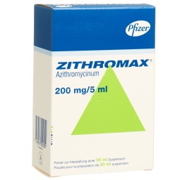 ZITHROMAX pdr 200 mg/5ml pour susp fl 30 ml