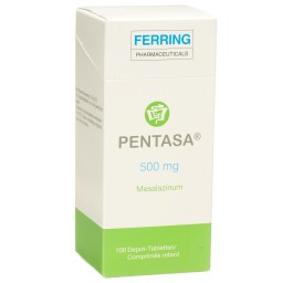 PENTASA cpr dépôt 500 mg 100 pce