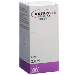 RETROVIR AZT sirop 10 mg/ml fl 200 ml
