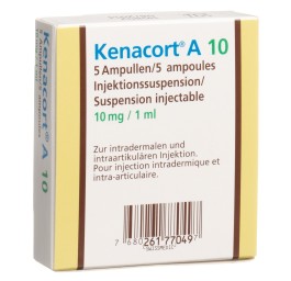 KENACORT A 10 susp inj 10 mg/ml 5 amp 1 ml