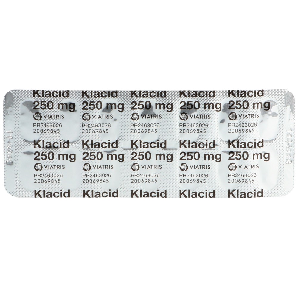 KLACID cpr pell 250 mg 70 pce KLACID cpr pell 250 mg 70 pce