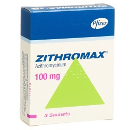 ZITHROMAX gran 100 mg sach 3 pce