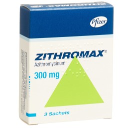 ZITHROMAX gran 300 mg sach 3 pce