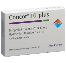 CONCOR 10 plus cpr pell 10/25 mg 100 pce