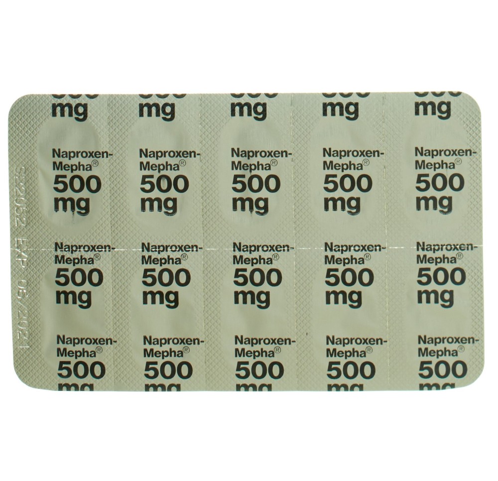 NAPROXEN Mepha Lactab 500 mg 20 pce NAPROXEN Mepha Lactab 500 mg 20 pce