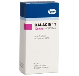 DALACIN T émuls 10 mg/g fl 60 ml