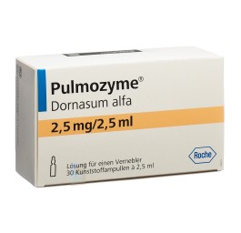 PULMOZYME sol inhal 2.5 mg 30 amp 2.5 ml