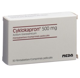 CYKLOKAPRON cpr pell 500 mg 30 pce